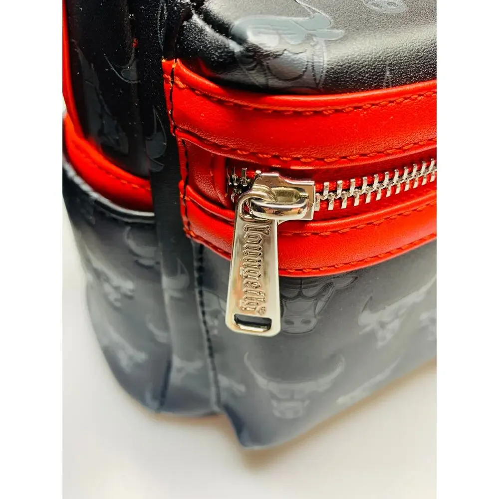 NWT NBA Chicago Bulls Logo Loungefly Mini Backpack